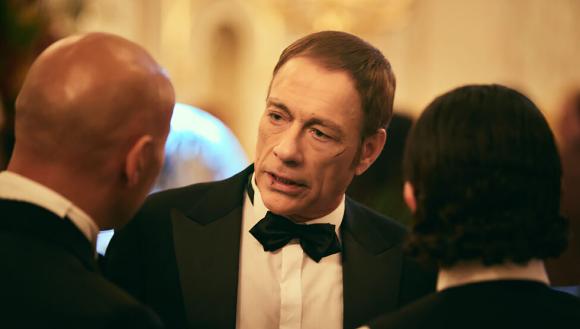 Jean-Claude Van Damme in the Indposhiv tuxedo